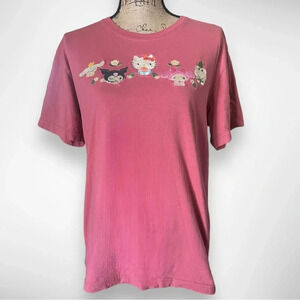 HELLO KITTY AND FRIENDS BY SANRIO Fruits Group Shot T Shirt Medium | EUC‎